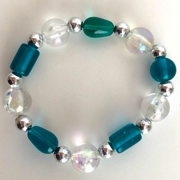 Hand Crafted Jewelry - NEW Handcrafted Bracelet (Teal)